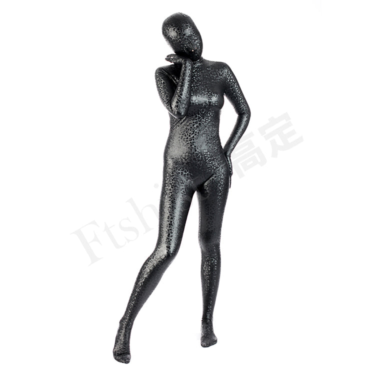 Latex Spandex - Leopard print Zentai Suit