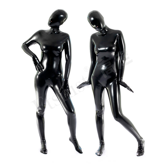 Latex Spandex - Faux Leather Zentai Suit