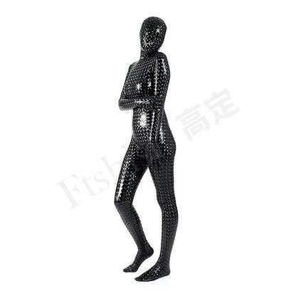 Latex Spandex - Optical Square Zentai Suit