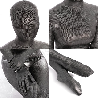 Gold stamping - Dots Zentai Suit