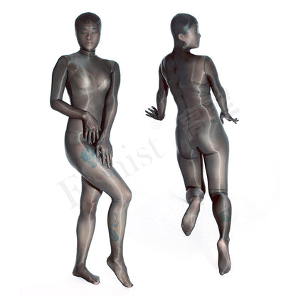 Ultra-thin glossy stockings Zentai Suit