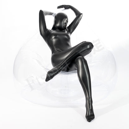 Latex Spandex - Carbon Fiber Zentai Suit