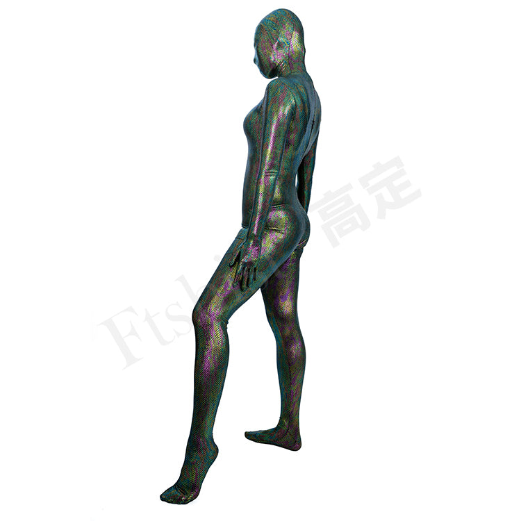 Gold stamping - Scales Zentai Suit