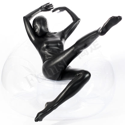 Latex Spandex - Carbon Fiber Zentai Suit