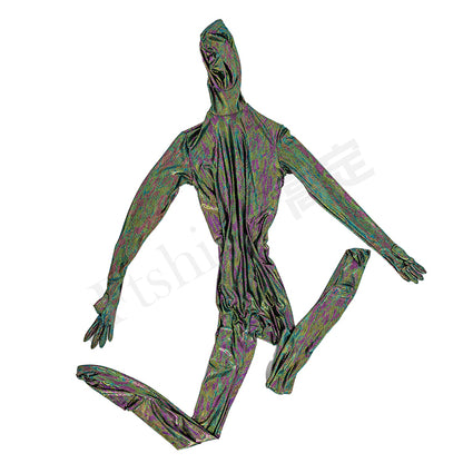 Gold stamping - Scales Zentai Suit