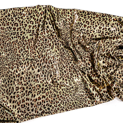 Gold stamping - Leopard print Zentai Suit