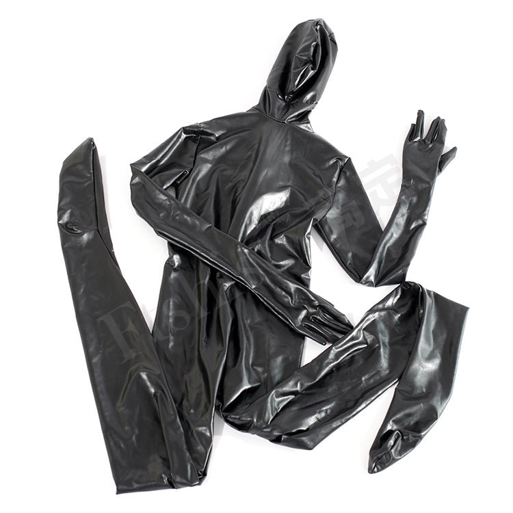 Latex Spandex - Pebbled Leather Zentai Suit